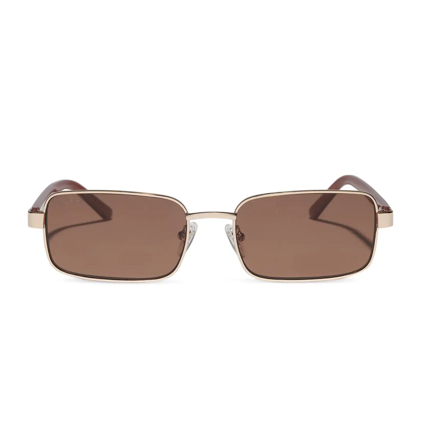 BENNY - GOLD + TERRACOTTA + BROWN + POLARIZED + SUNGLASSES