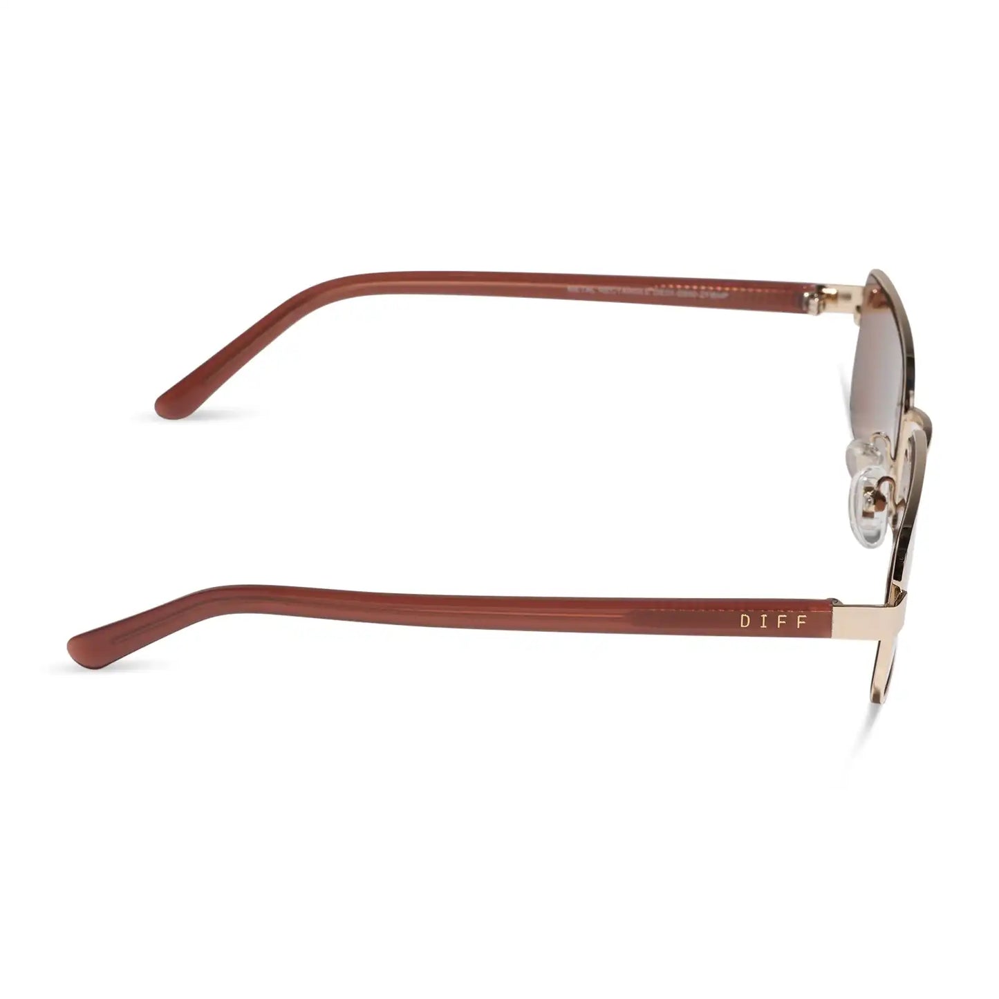 BENNY - GOLD + TERRACOTTA + BROWN + POLARIZED + SUNGLASSES
