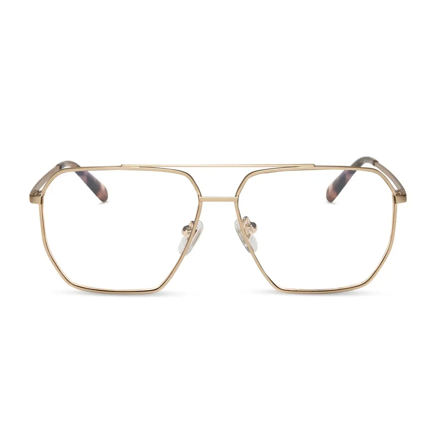 BERKELY - BRUSHED GOLD + GLASSES