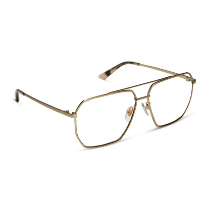 BERKELY - BRUSHED GOLD + GLASSES