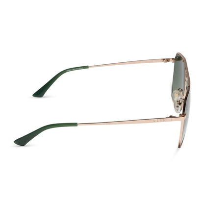 DRMTLGY - BERKELY + CHAMPAGNE GOLD + ALOE GREEN GRADIENT + POLARIZED SUNGLASSES