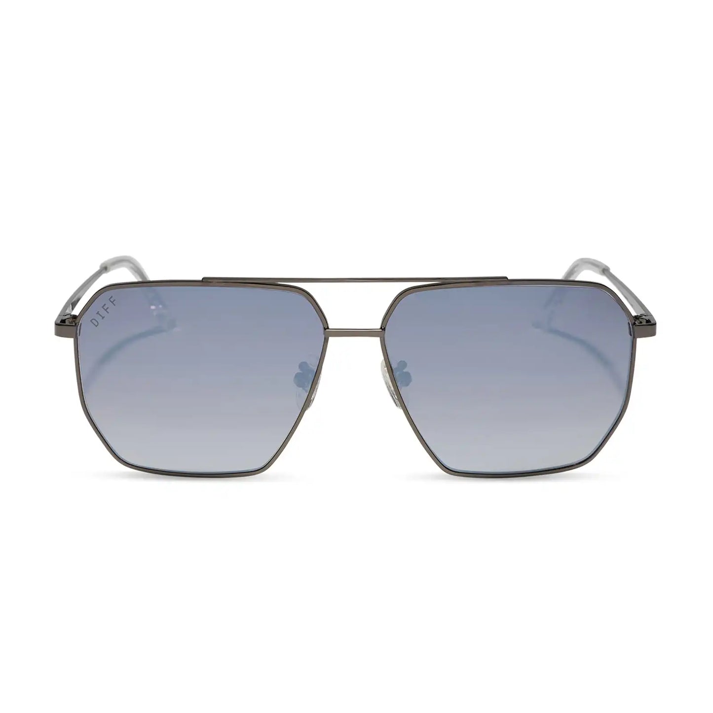BERKELY - GUNMETAL + SLATE GRADIENT FLASH + POLARIZED SUNGLASSES