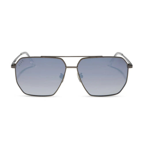 BERKELY - GUNMETAL + SLATE GRADIENT FLASH + POLARIZED SUNGLASSES