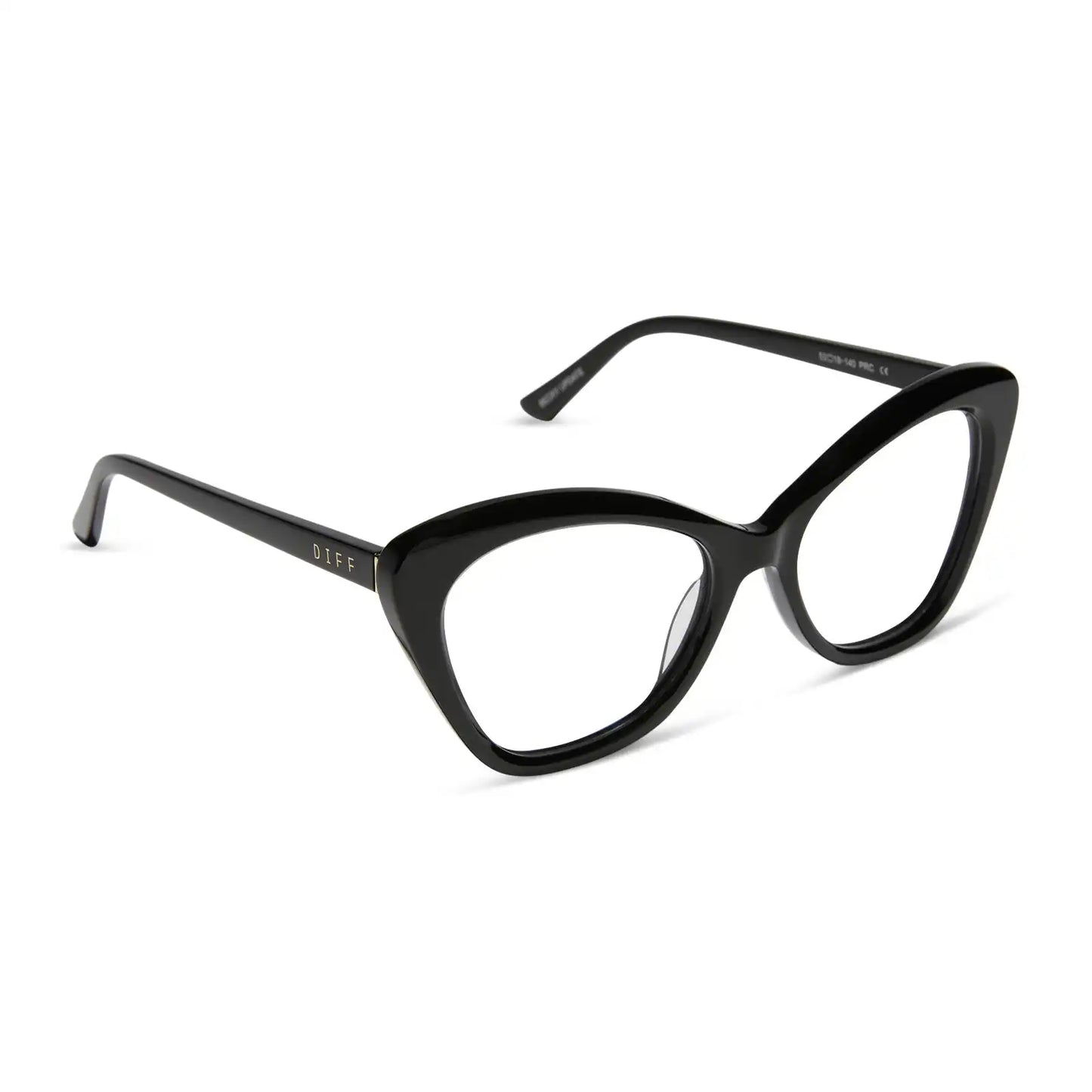 BETTY - BLACK + GLASSES