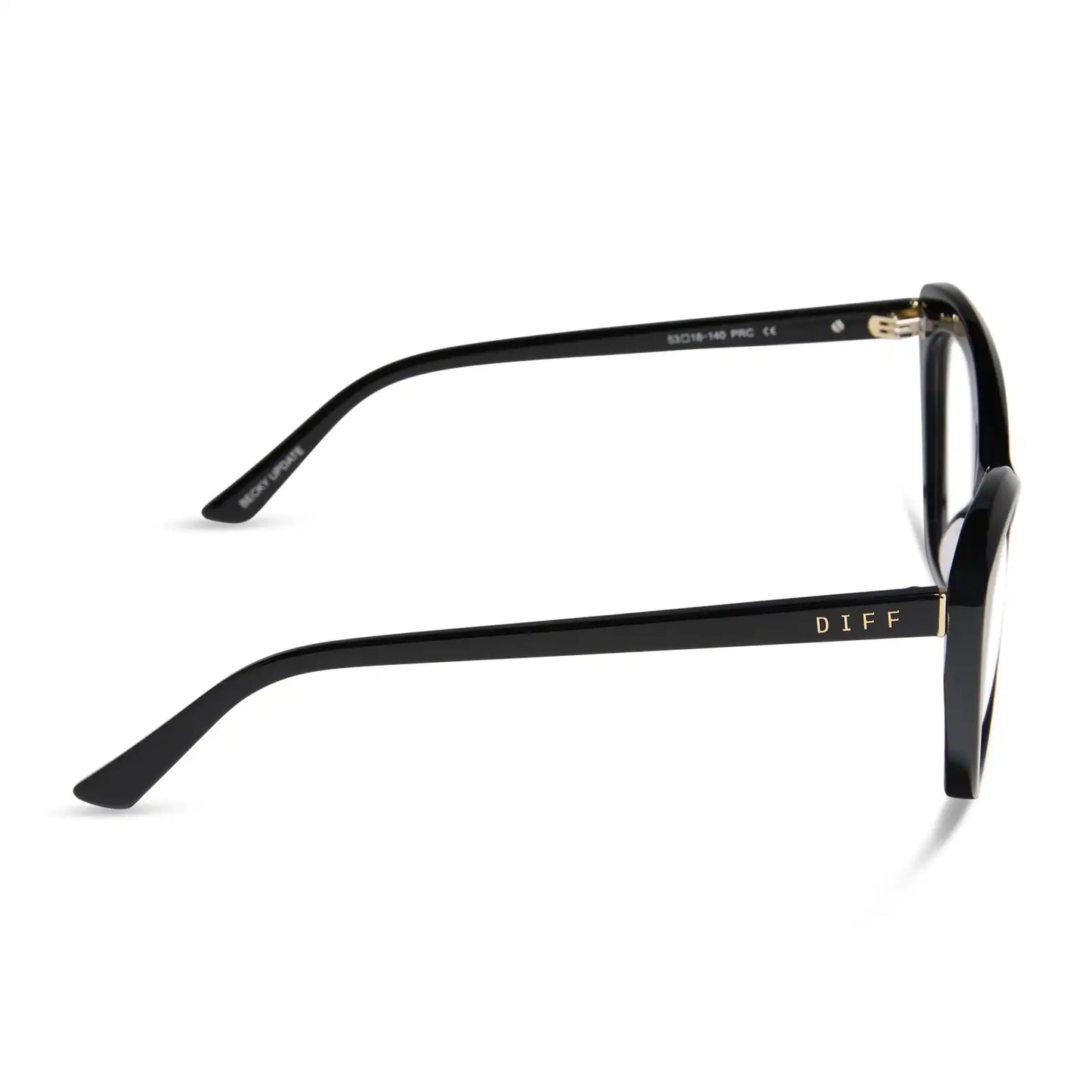 BETTY - BLACK + GLASSES