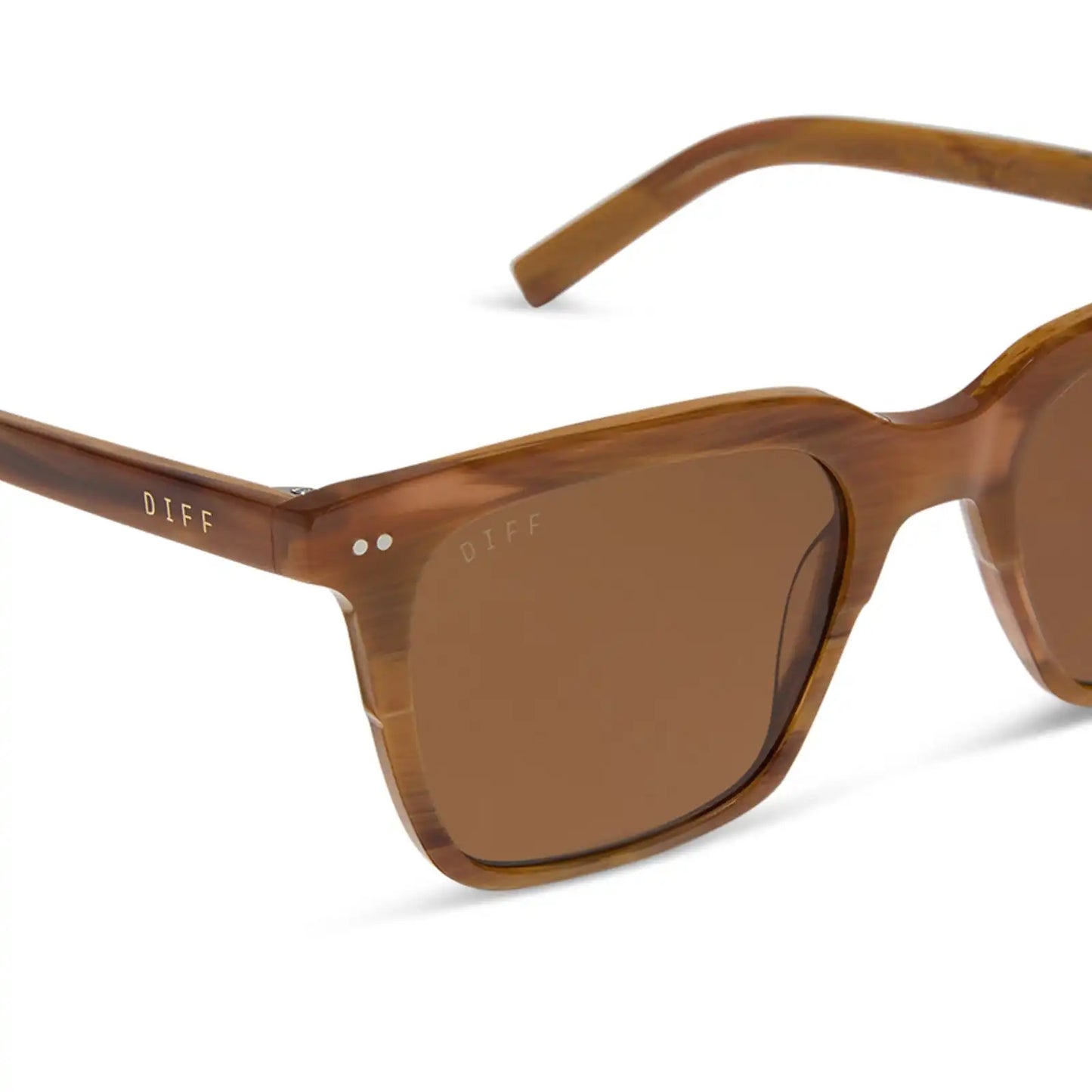 BILLIE - LONGHORN + BROWN + POLARIZED SUNGLASSES