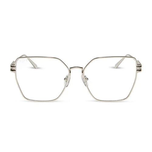 BONNIE - SILVER + GLASSES