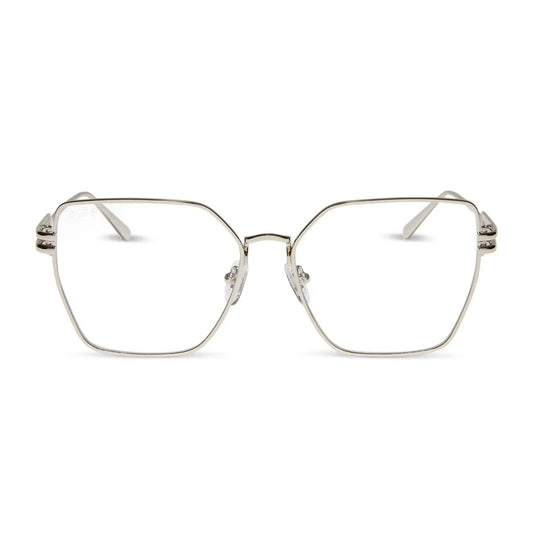 BONNIE - SILVER + GLASSES