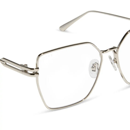 BONNIE - SILVER + GLASSES
