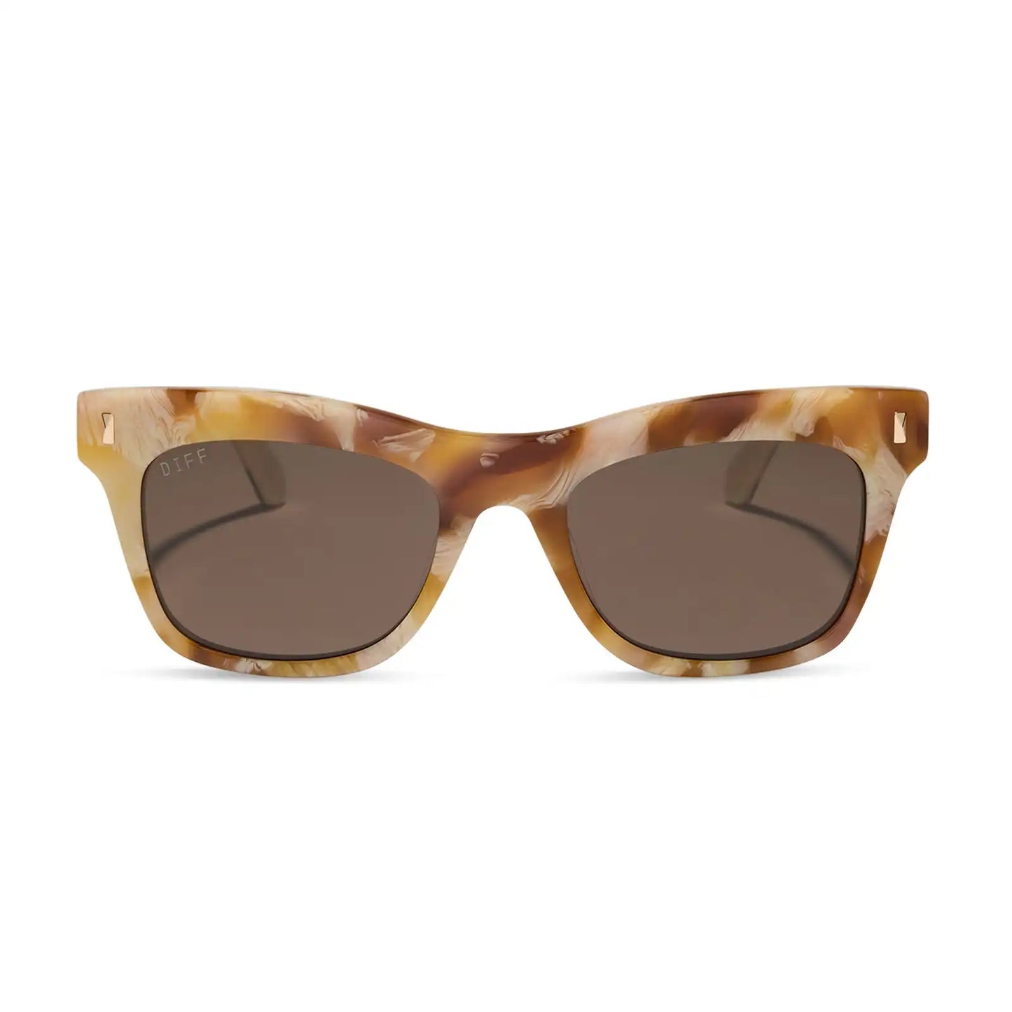 BRADLEY - GILDED TORTOISE + COURTSIDE IVORY + BROWN SUNGLASSES