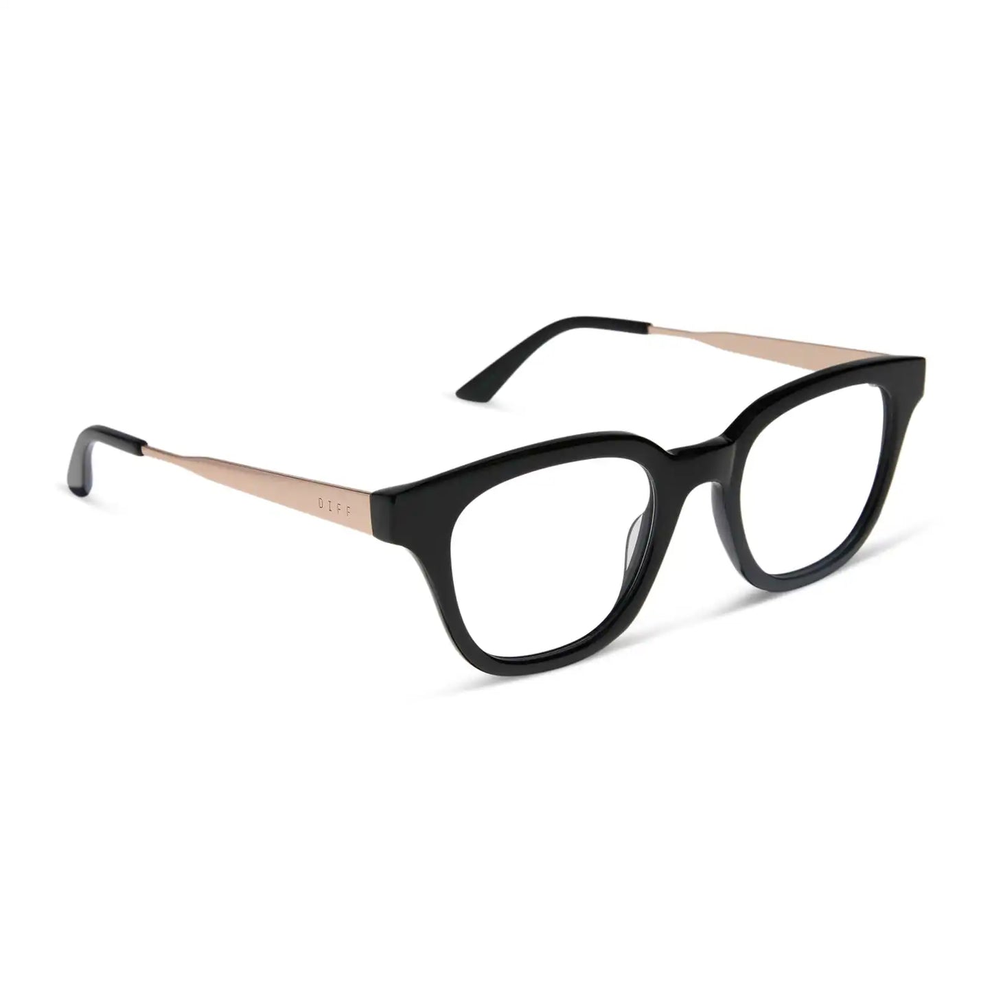 BRIDGET - BLACK + GOLD + BLUE LIGHT GLASSES