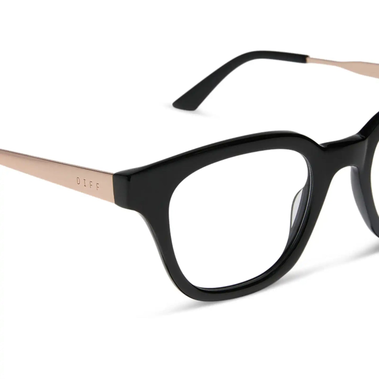 BRIDGET - BLACK + GOLD + BLUE LIGHT GLASSES