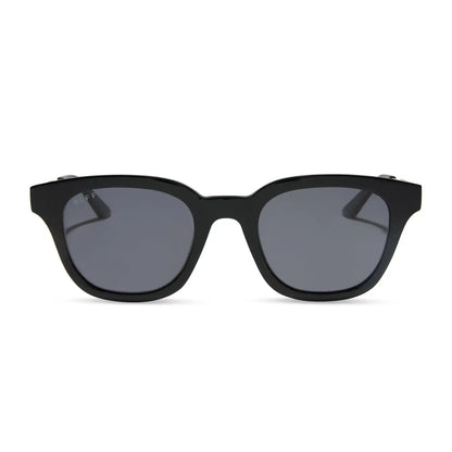BRIDGET - BLACK + GREY + POLARIZED SUNGLASSES