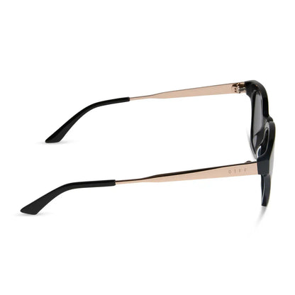 BRIDGET - BLACK + GREY + POLARIZED SUNGLASSES