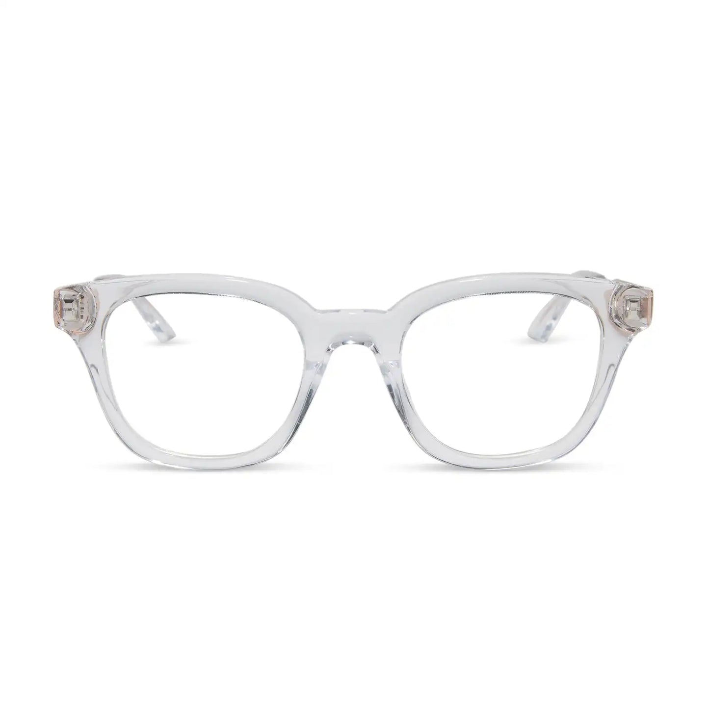 BRIDGET - CLEAR + GOLD + GLASSES
