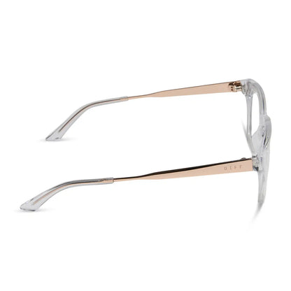 BRIDGET - CLEAR + GOLD + GLASSES