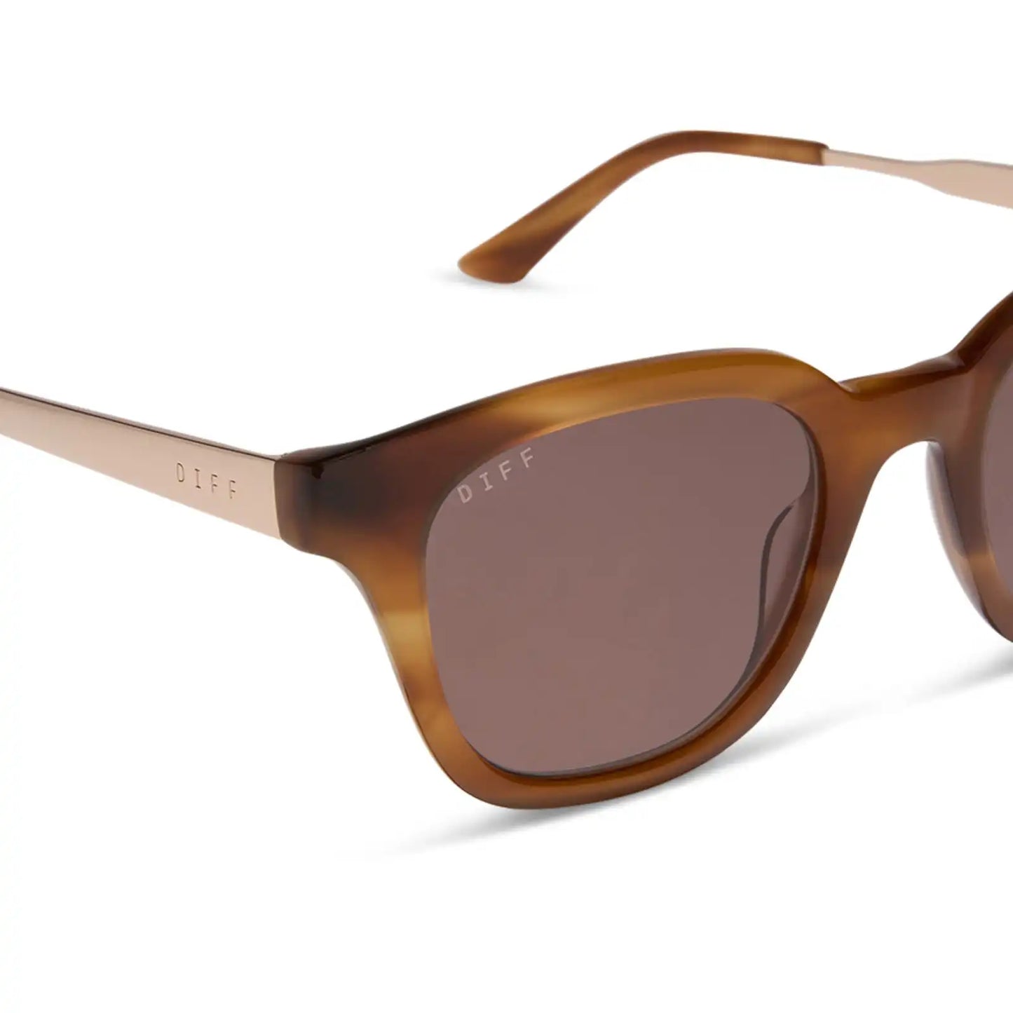 BRIDGET - TAWNY TORTOISE + BROWN SUNGLASSES