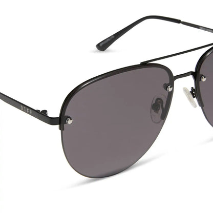 BROOKLYN - BLACK + GREY SUNGLASSES