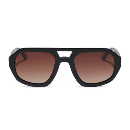 COLLINS - BLACK + BROWN GRADIENT + POLARIZED SUNGLASSES