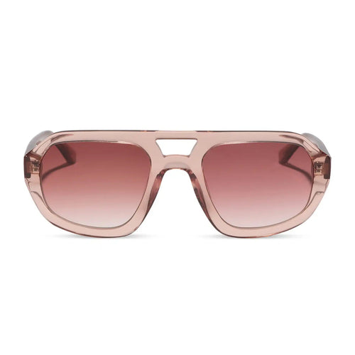 COLLINS - VINTAGE ROSE CRYSTAL + DUSK GRADIENT SUNGLASSES
