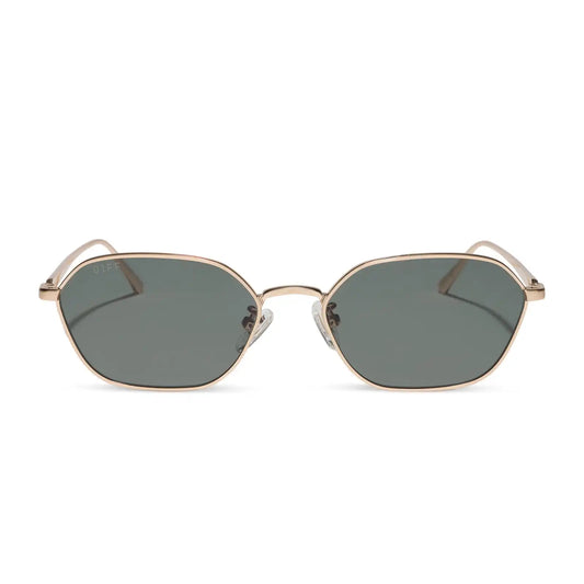 KENNEDY - BRUSHED GOLD + G15 SUNGLASSES