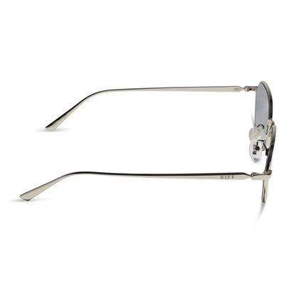 KENNEDY - SILVER + GREY GRADIENT + POLARIZED SUNGLASSES