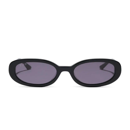 NANCY - BLACK + GREY + POLARIZED SUNGLASSES