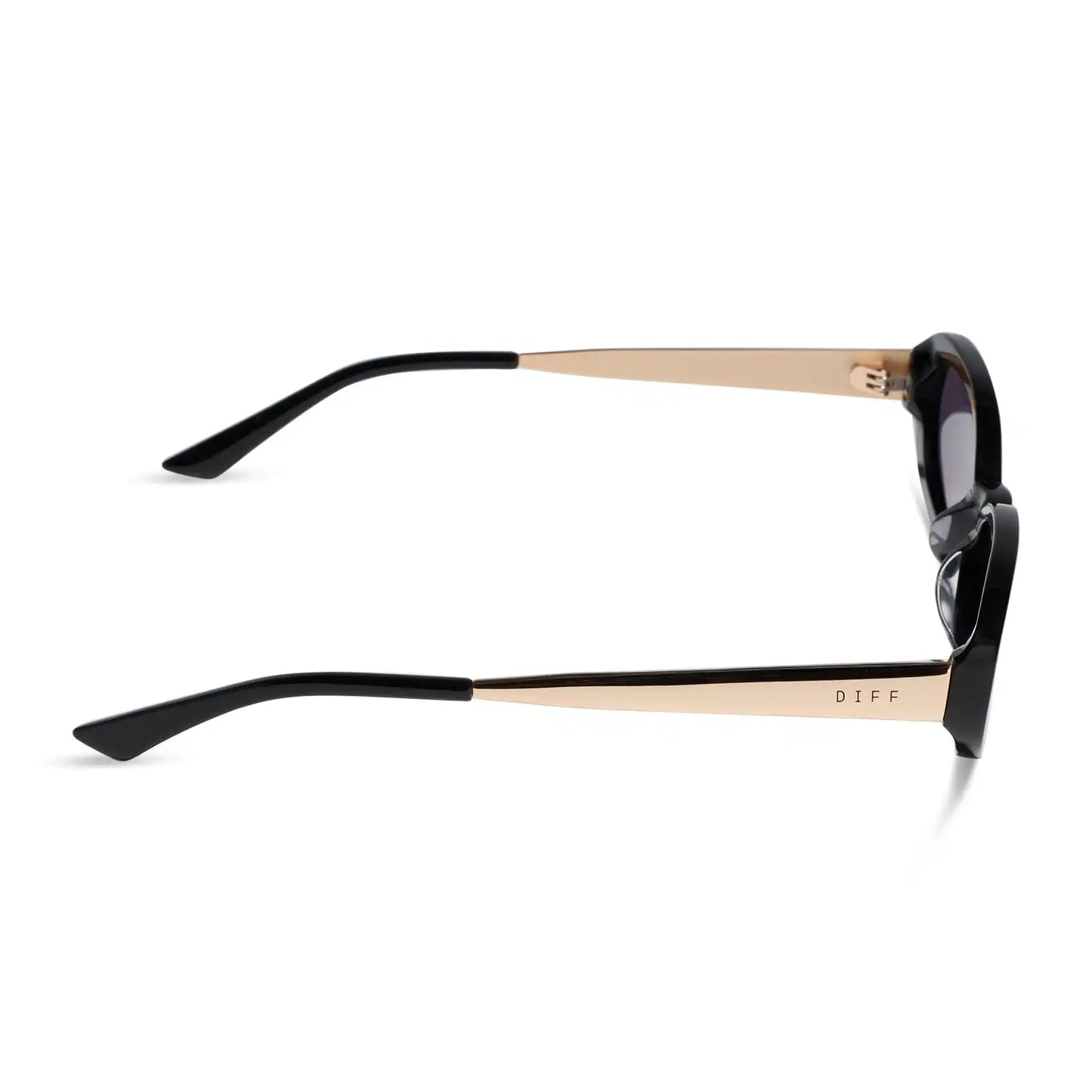 NANCY - BLACK + GREY + POLARIZED SUNGLASSES