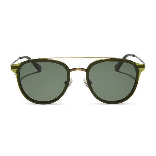 CAMDEN - DARK OLIVE CRYSTAL + G15 + POLARIZED SUNGLASSES