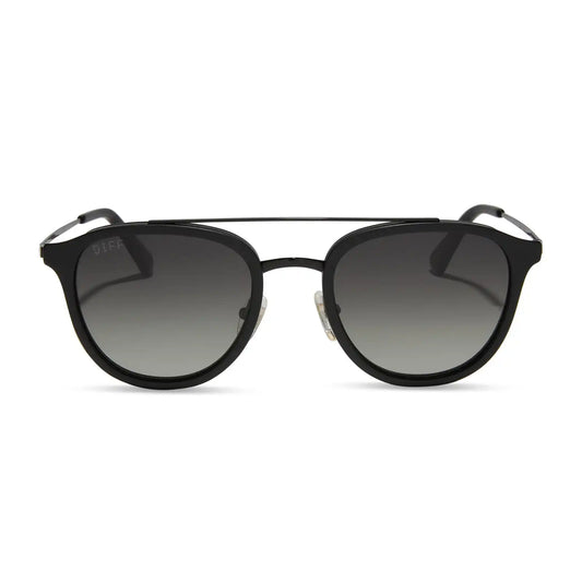 CAMDEN - MATTE BLACK + GREY GRADIENT POLARIZED SUNGLASSES