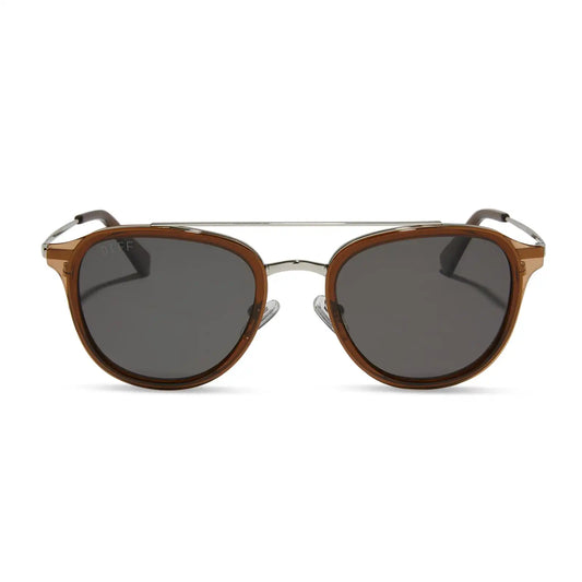 CAMDEN - WHISKEY + GREY POLARIZED SUNGLASSES