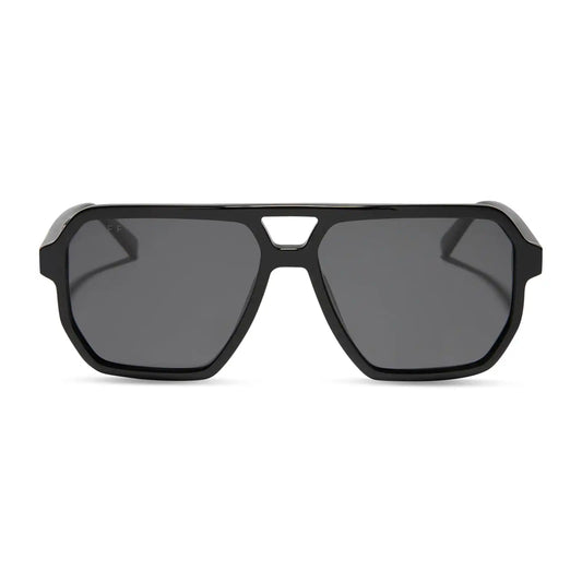 CAMERON - BLACK + GREY + POLARIZED SUNGLASSES