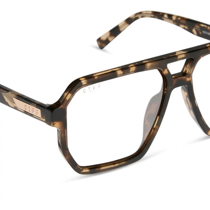 CAMERON - ESPRESSO TORTOISE + BLUE LIGHT GLASSES