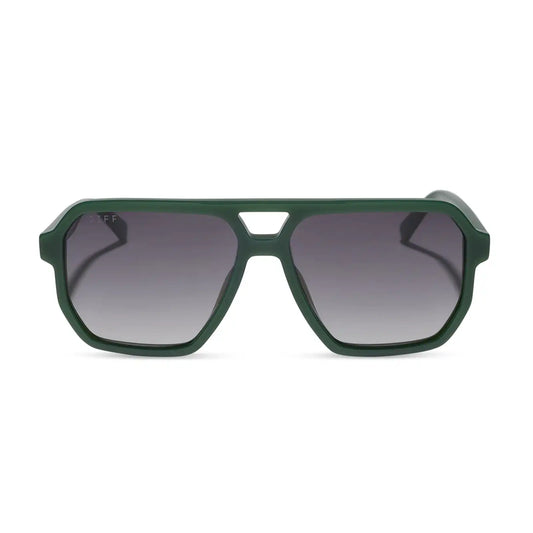 CAMERON - FAIRWAY GREEN + GREY GRADIENT + POLARIZED SUNGLASSES