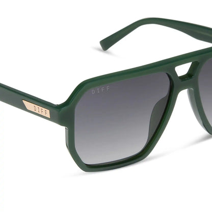 CAMERON - FAIRWAY GREEN + GREY GRADIENT + POLARIZED SUNGLASSES