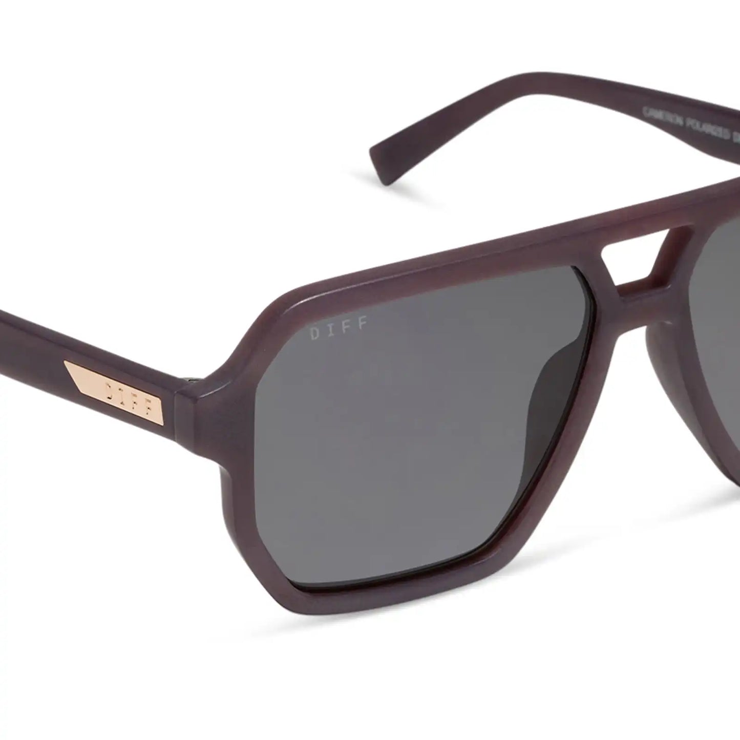 CAMERON - MATTE COCOA + GREY + POLARIZED + SUNGLASSES
