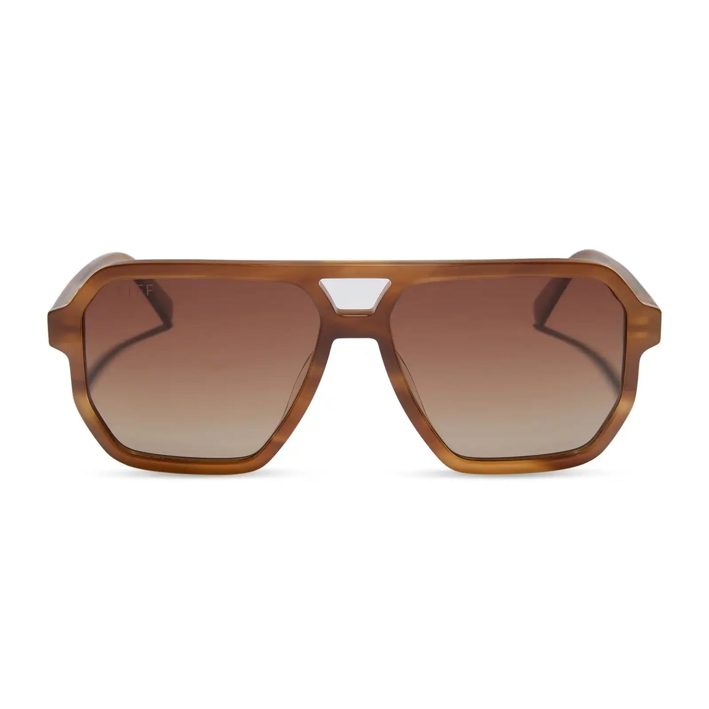 CAMERON - TAWNY TORTOISE + BROWN GRADIENT + POLARIZED SUNGLASSES