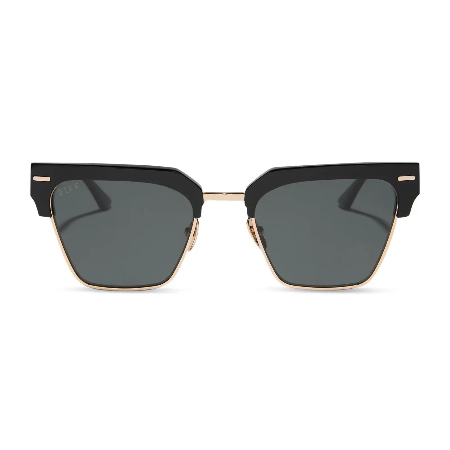 CAPRI - BLACK + GREY + POLARIZED SUNGLASSES