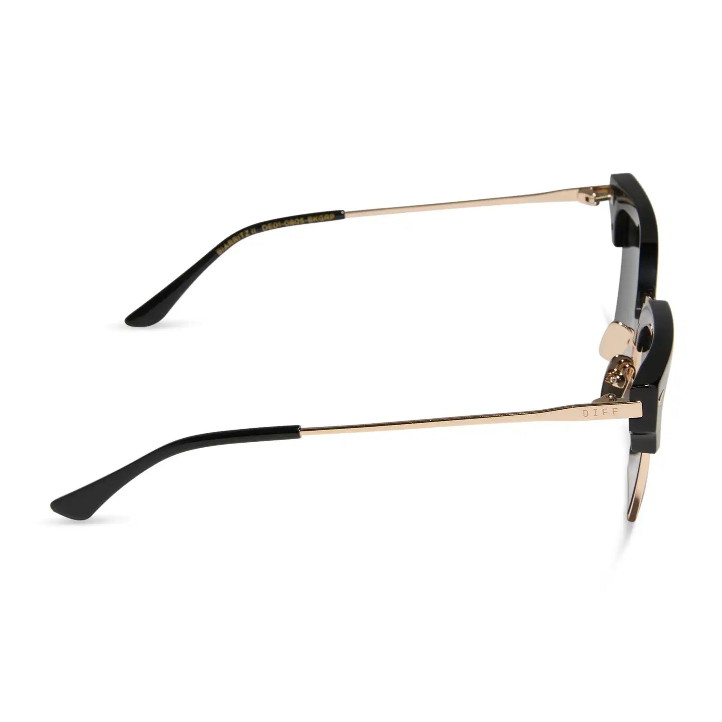 CAPRI - BLACK + GREY + POLARIZED SUNGLASSES