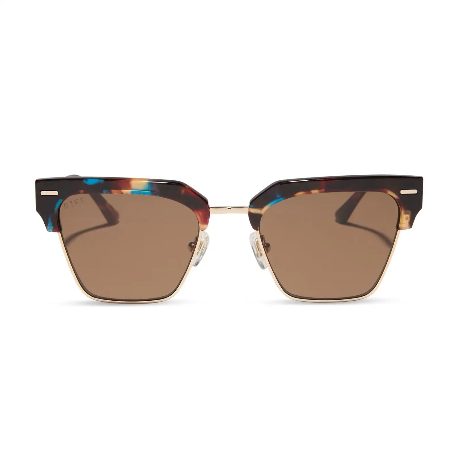CAPRI - CONFETTI TORTOISE + BROWN SUNGLASSES