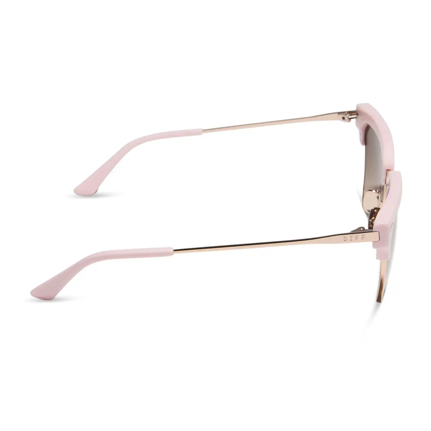 CAPRI - POWDER PINK + CHAMPAGNE + BROWN GRADIENT SUNGLASSES