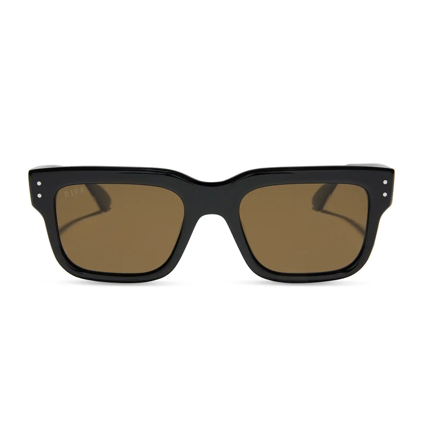 CASH - BLACK + BROWN + POLARIZED SUNGLASSES