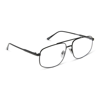 CHARLEY - SHINY BLACK + GLASSES