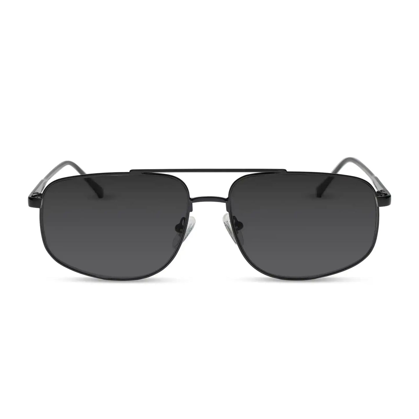 CHARLEY - SHINY BLACK + GLASSES