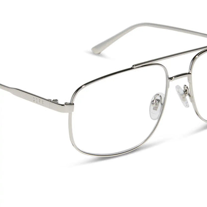 CHARLEY - SILVER + GLASSES