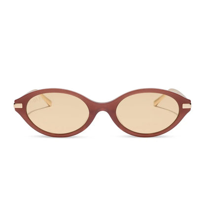CLAUDINE - TERRACOTTA + CHAMPAGNE TINT + SUNGLASSES