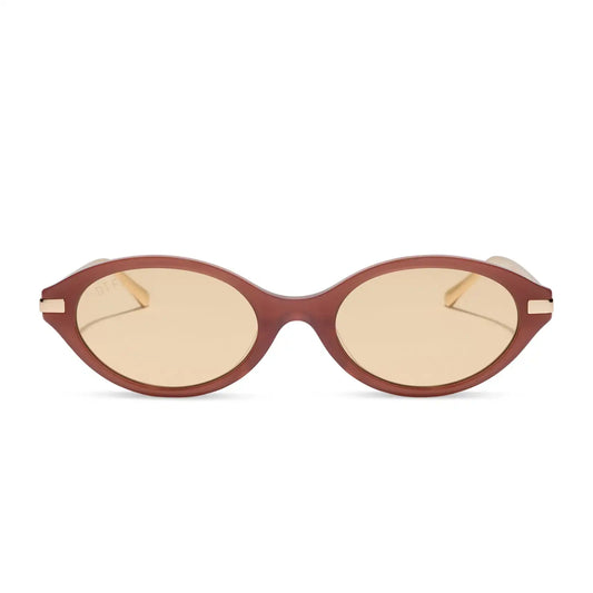 CLAUDINE - TERRACOTTA + CHAMPAGNE TINT + SUNGLASSES