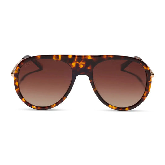 CLEO - RICH TORTOISE + BROWN GRADIENT + POLARIZED + SUNGLASSES