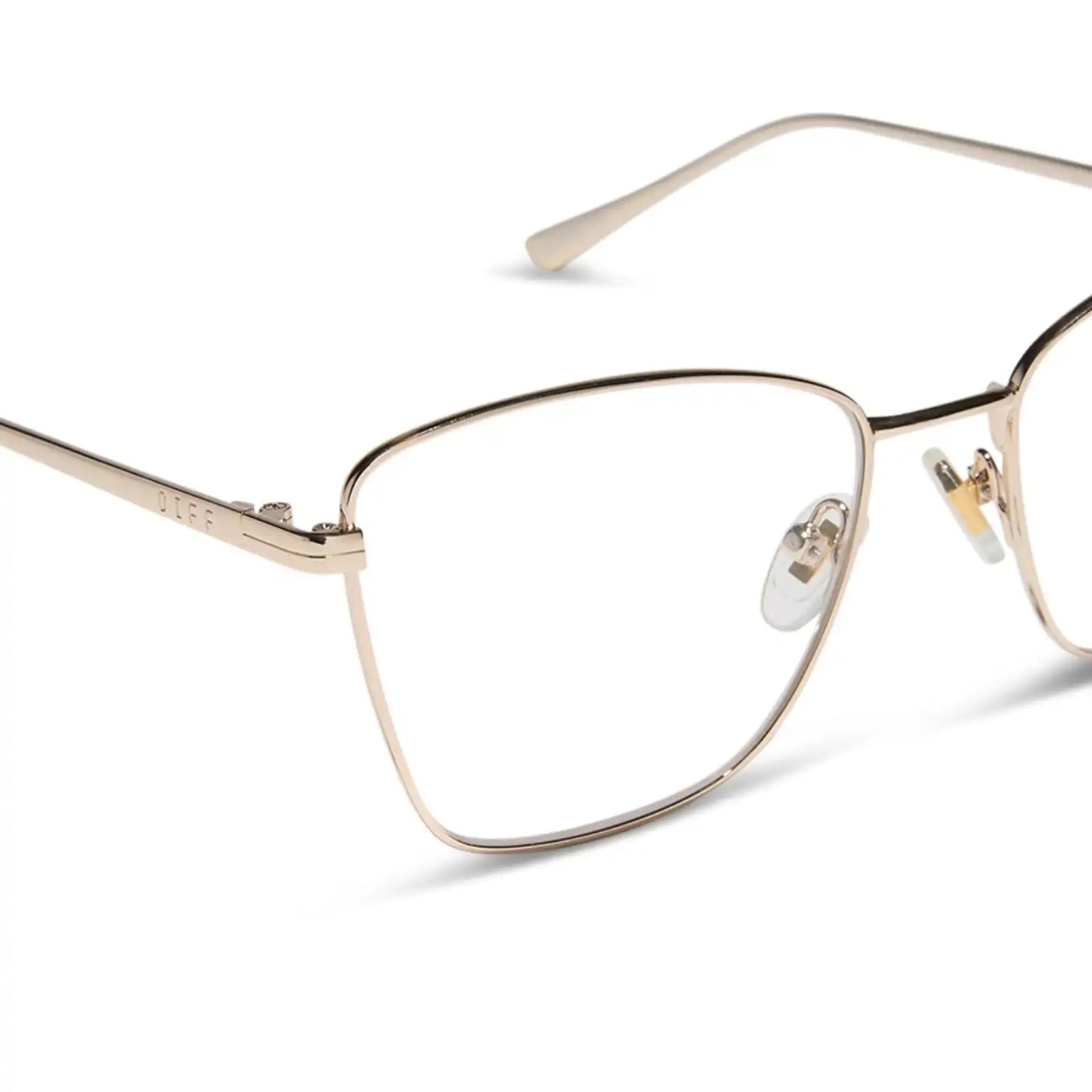 CONNIE - GOLD + BLUE LIGHT GLASSES