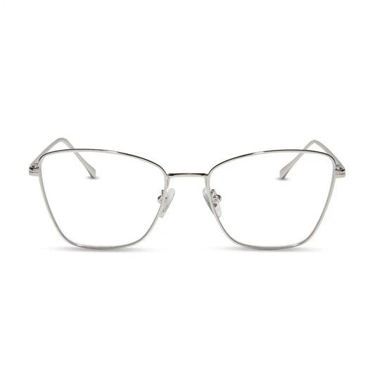 CONNIE - SILVER + GLASSES